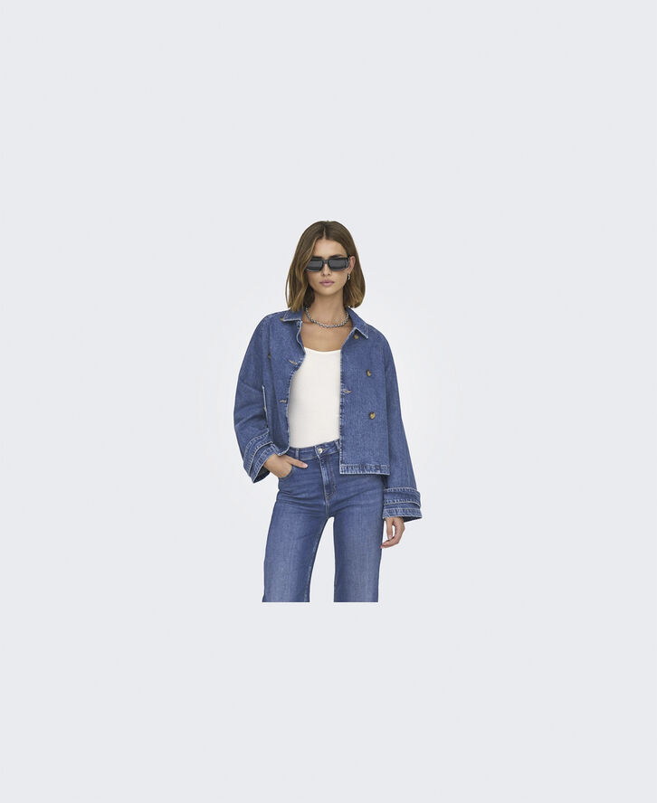 ONLY ONLAPRIL SHORT DNM TRENCH AKM Blå
