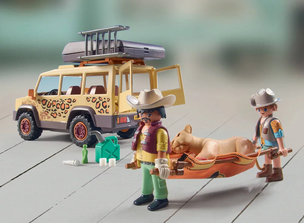 EXPLORATEURS AVEC VEHICULE TOUT TERRAIN -71293