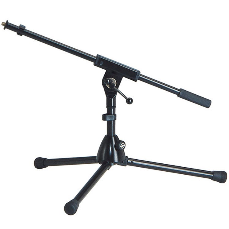 Konig & Meyer 25910 extra lage microfoonstandaard zwart