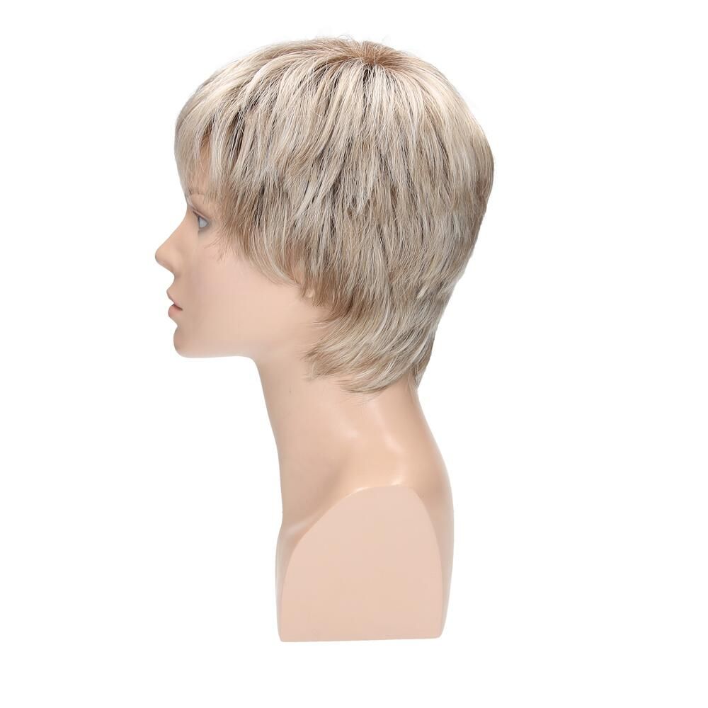 Perücke Charly von trendhair in Perlblond dunkler Ansatz