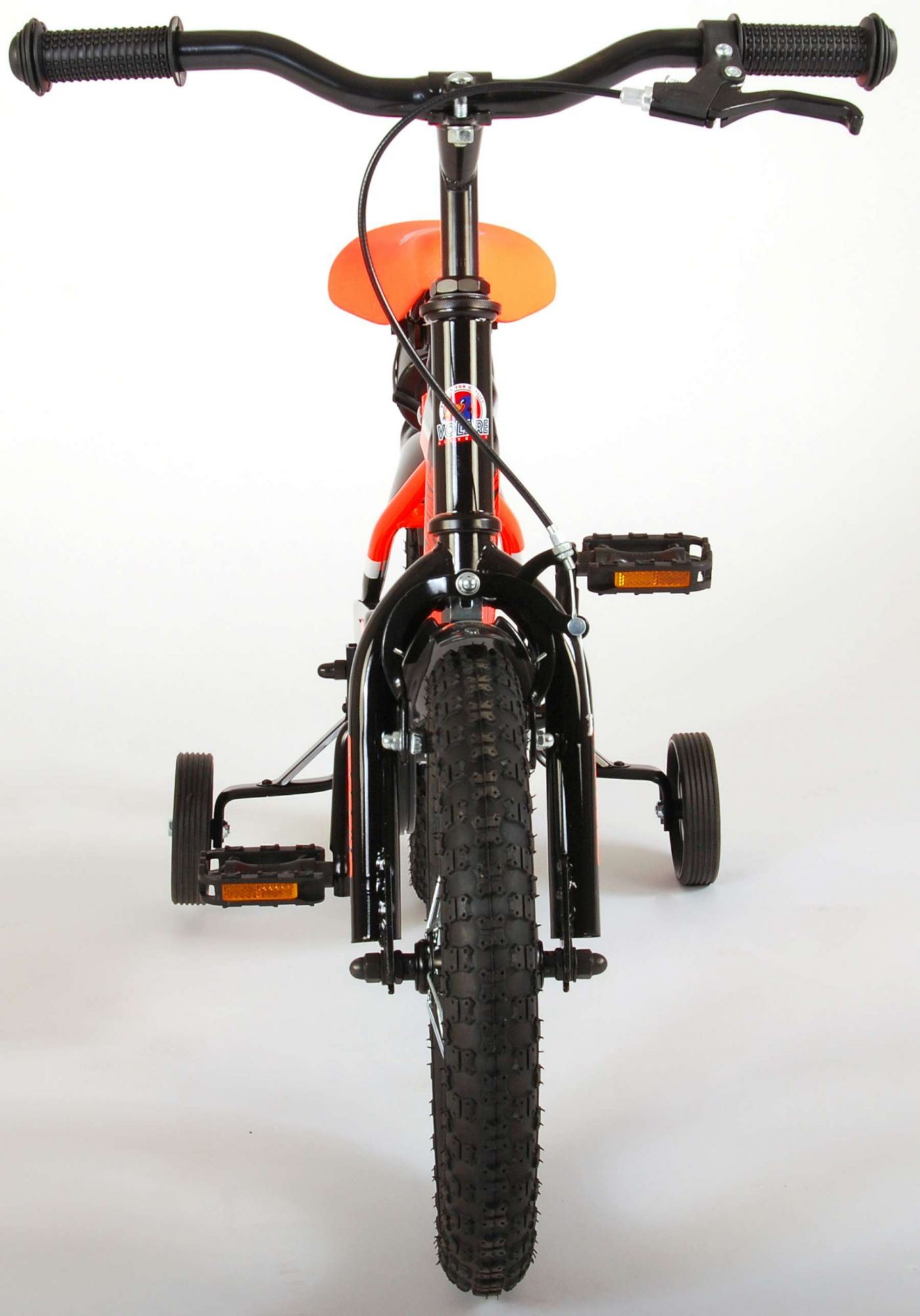 TPFSports Sportivo Kinderfahrrad - Jungen - 14 Zoll - 2 Handbremsen - Neon Orange