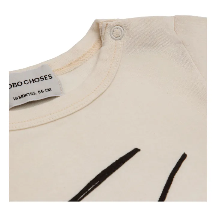 Bobo Choses Body Coton Bio Tambour | Beige