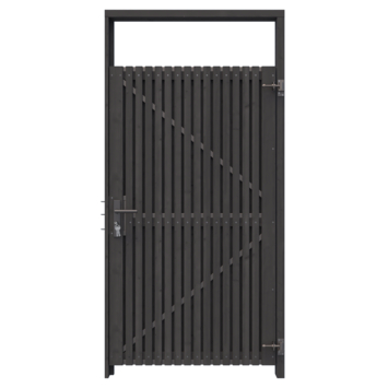 Tuinpoort pakket Andalusië verticaal zwart