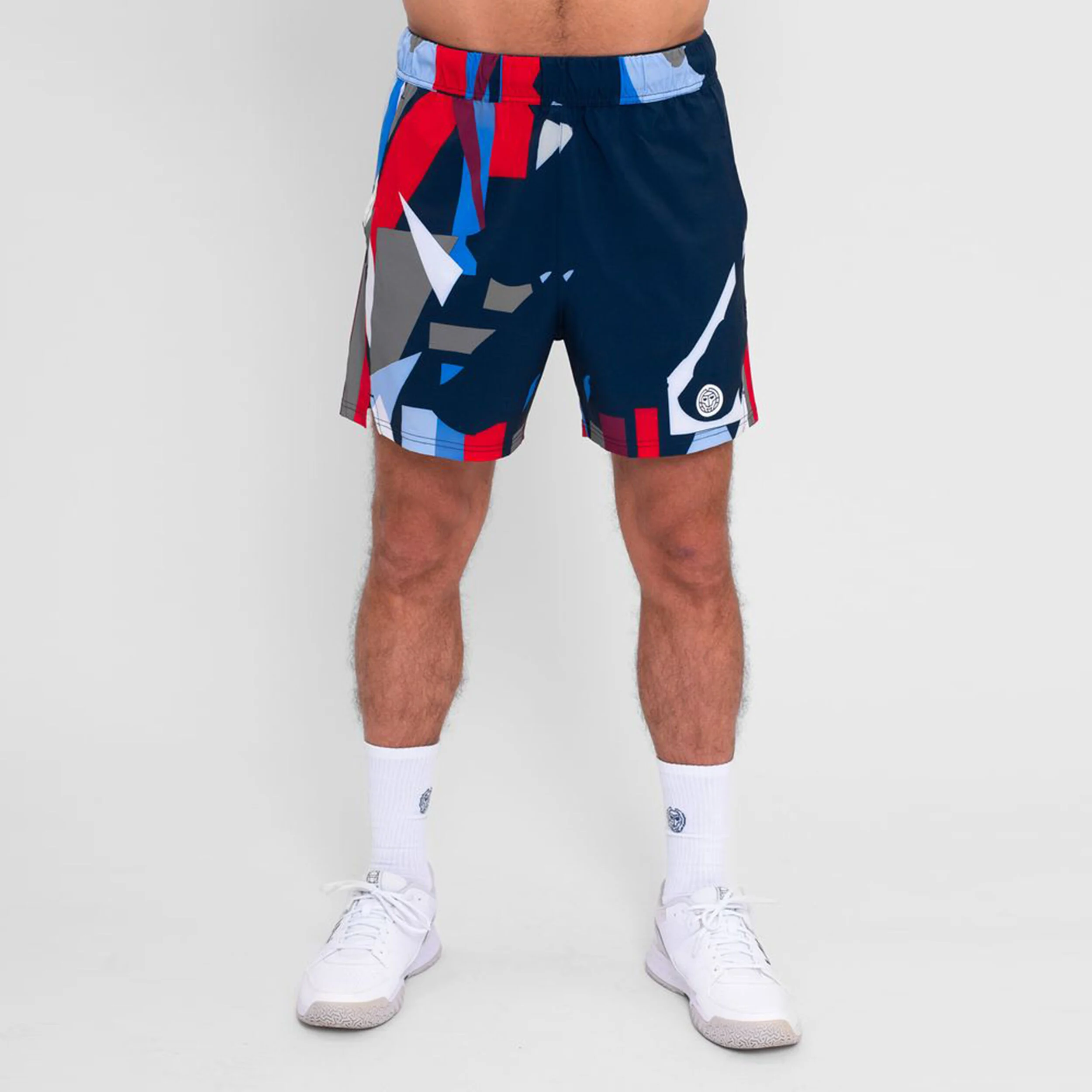 BIDI BADU New York 2024 Shorts Hommes - Bleu Foncé , Multicouleur