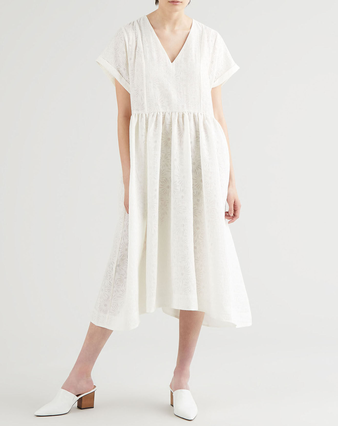 Levi's® Robe longue Marcel Dress Cloud Dancer blanche