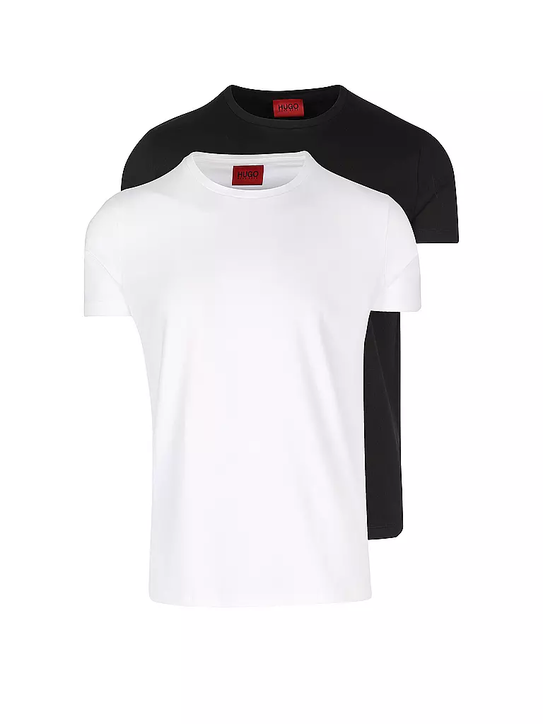 HUGO T-Shirt  2-er Pkg. schwarz