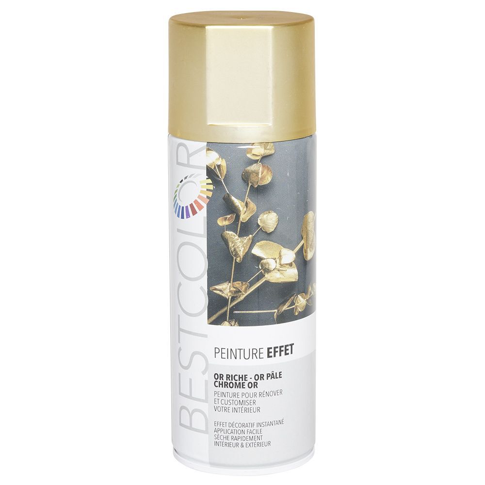 Peinture aérosol Doré pâle 400 ml