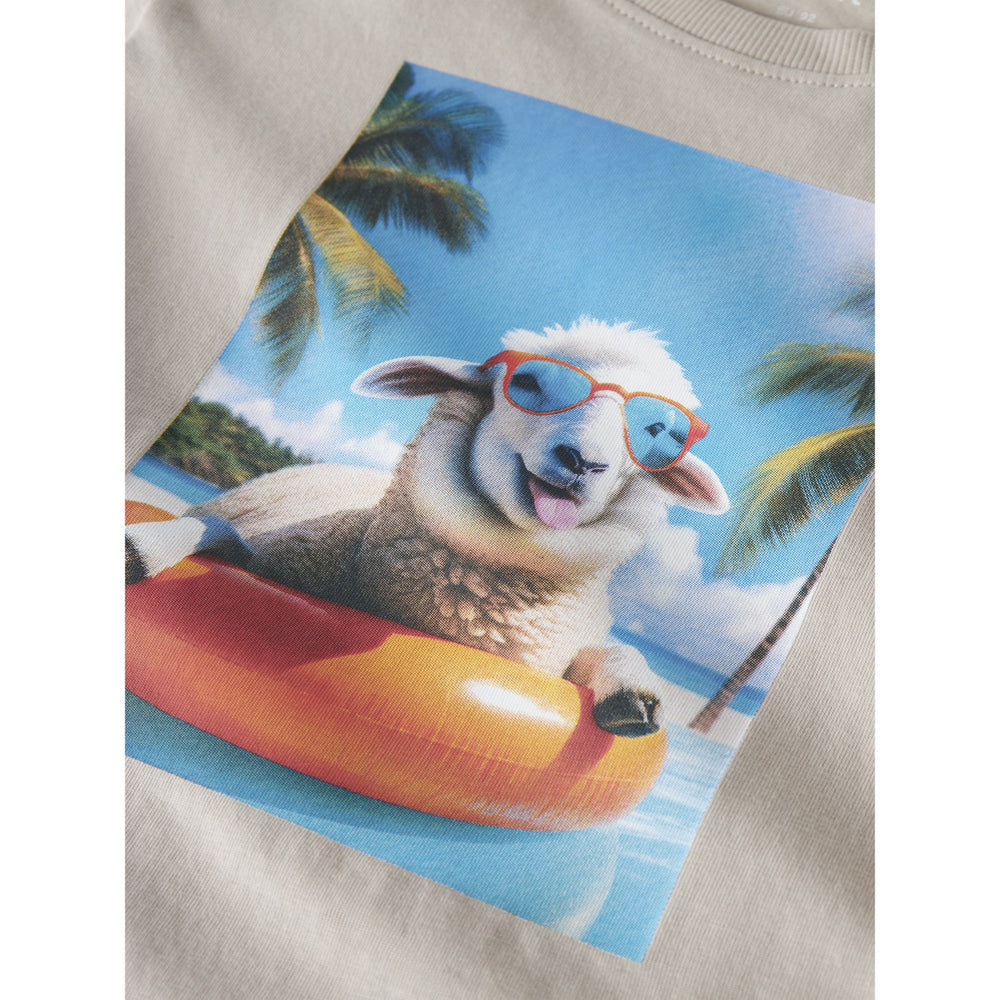 Køb Name It Chateau Gray Sheep Nmmvoto Ss Nreg Top