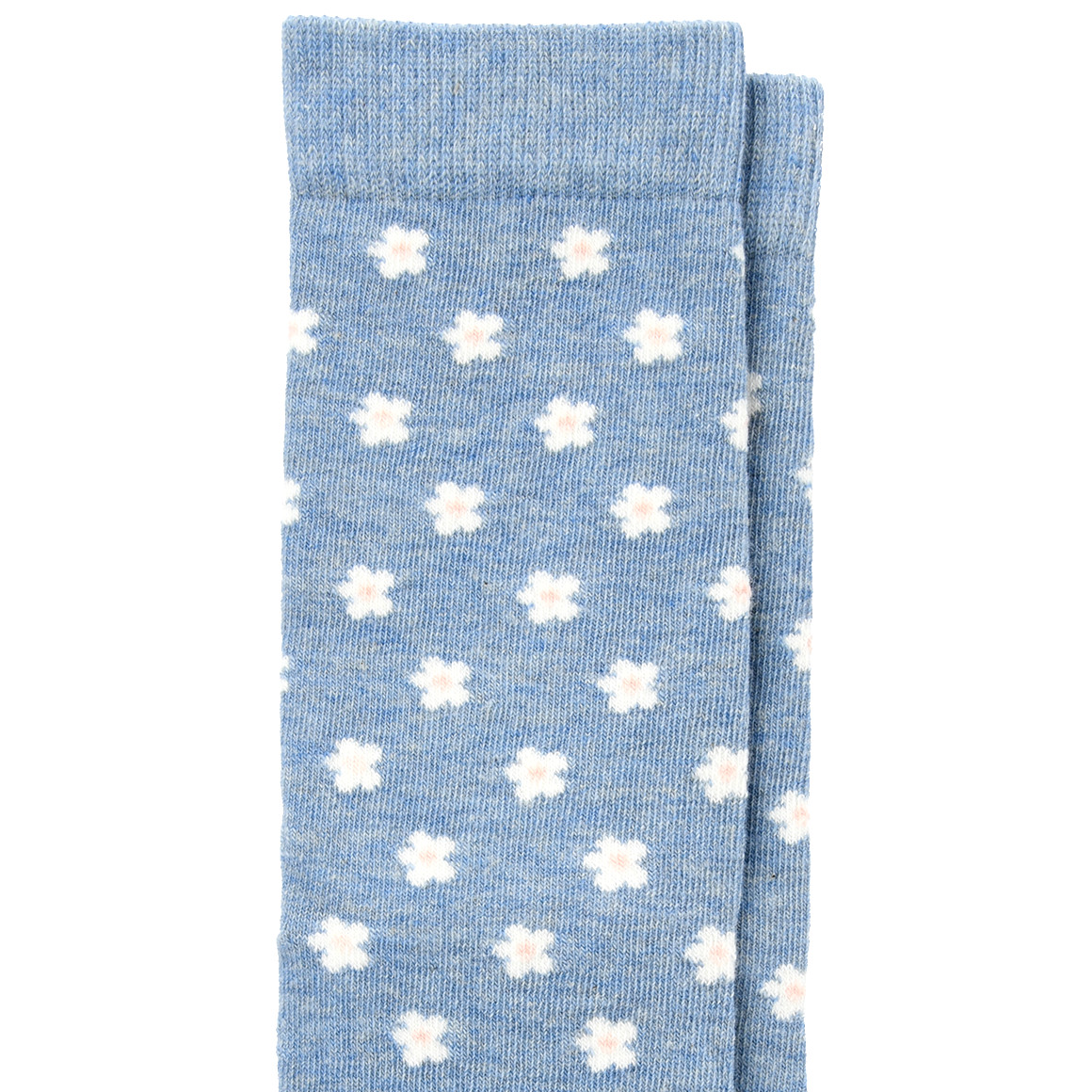 Gina Benotti 1 Paar Damen Socken mit Kuh-Motiv hellblau