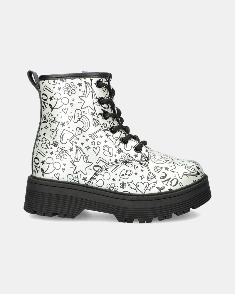 Skechers Gravlen-Hi Veterboots  - zilver