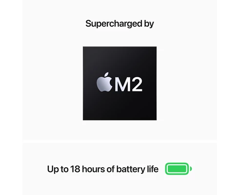 Apple 13-inch MacBook Air - M2 chip 8-core CPU   10-core GPU, 8GB RAM, 512GB SSD - Space Grey