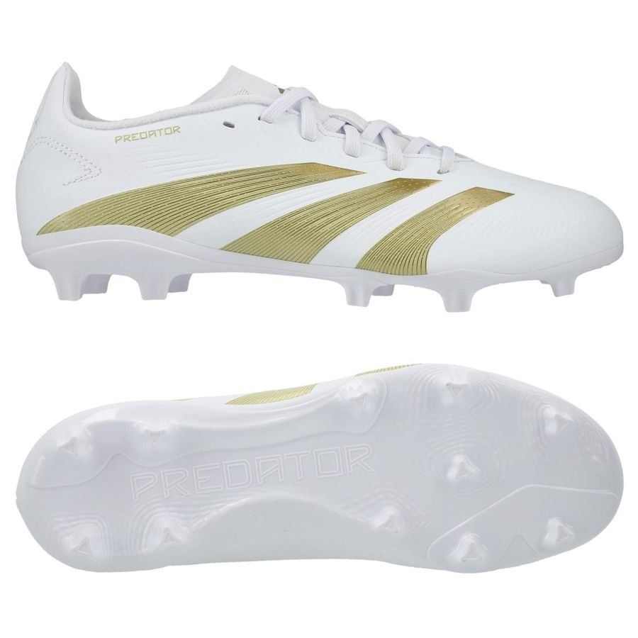 adidas Predator League FG Day Spark - Blanc/Doré/Blanc