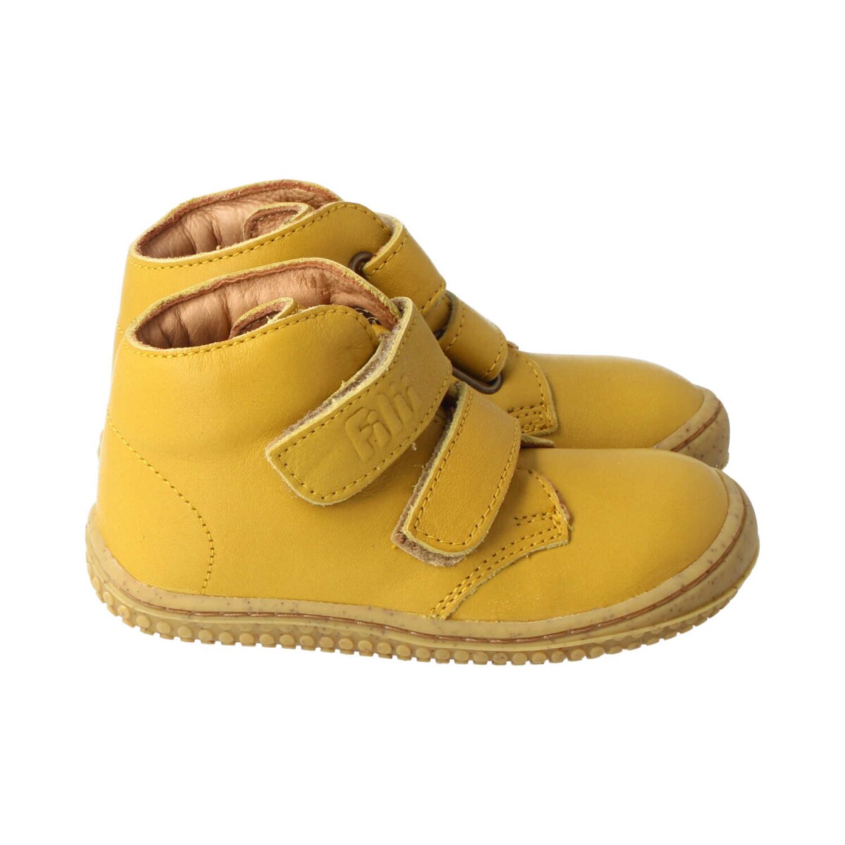 B3212-4 mustard SOFT-FEET BIO-nappa leather velcro Weite/M