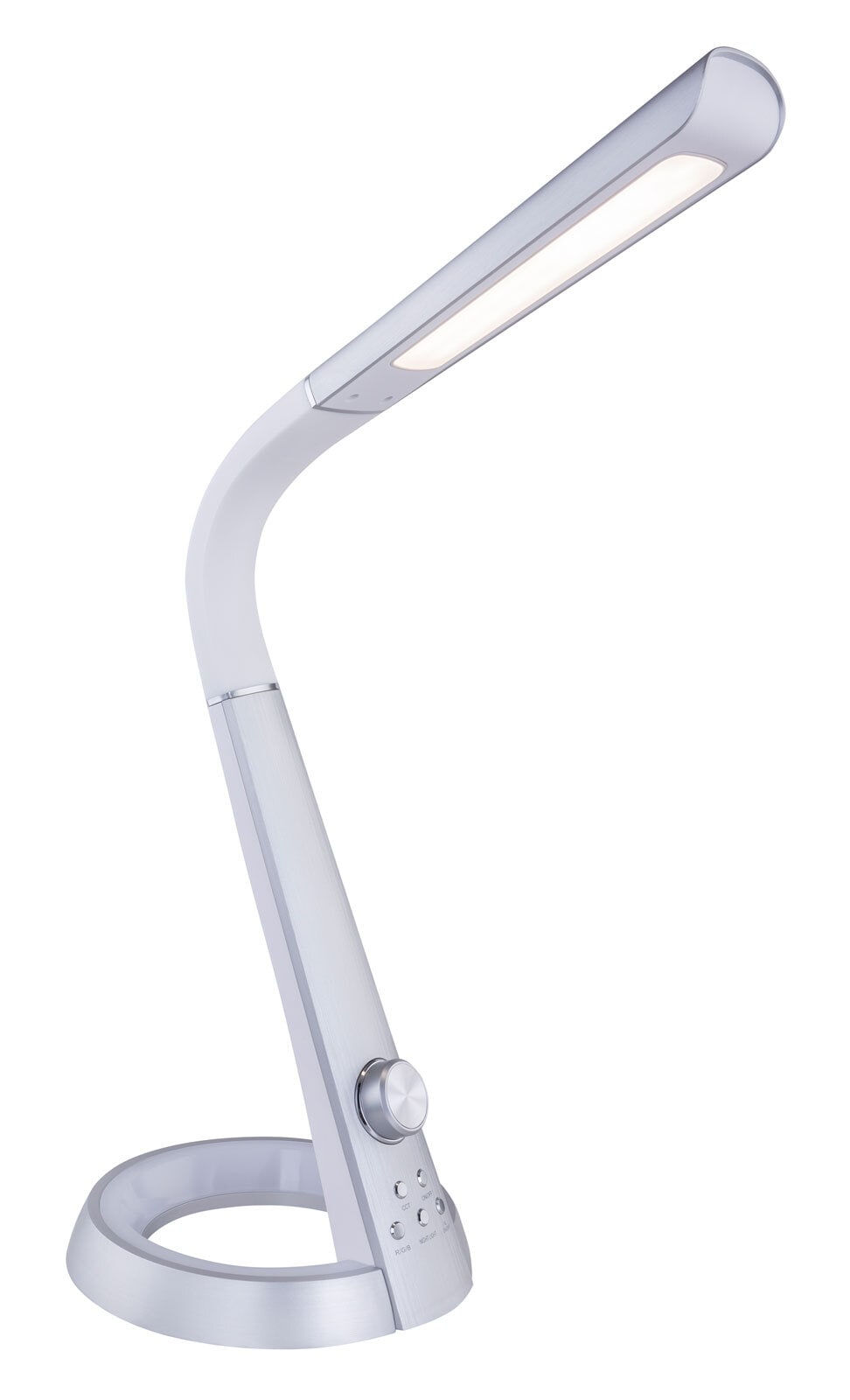 GLOBO LED Schreibtischlampe MITTI silberfarbig
