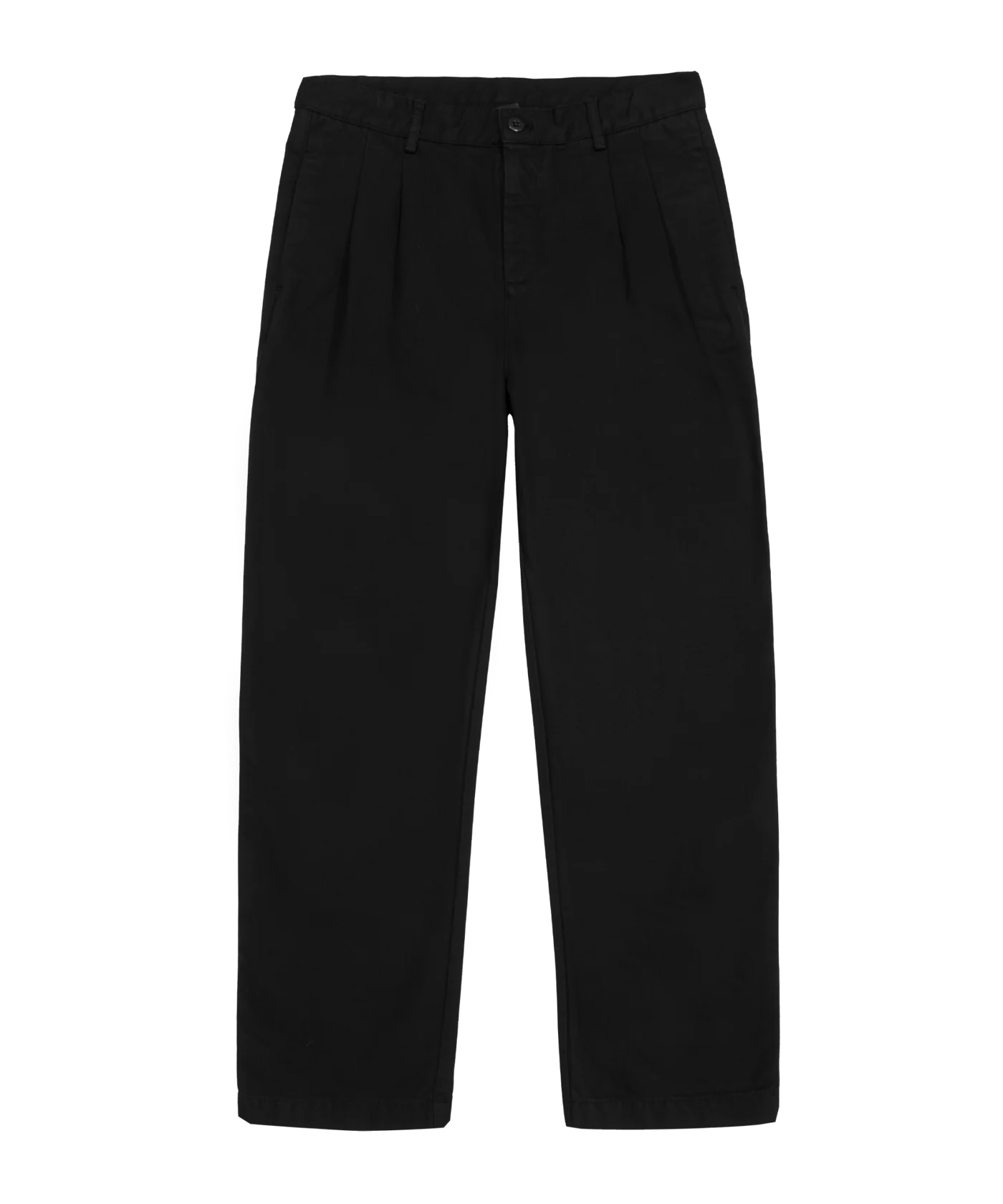 Stan Ray Pleated Chino Hose Schwarz FBT