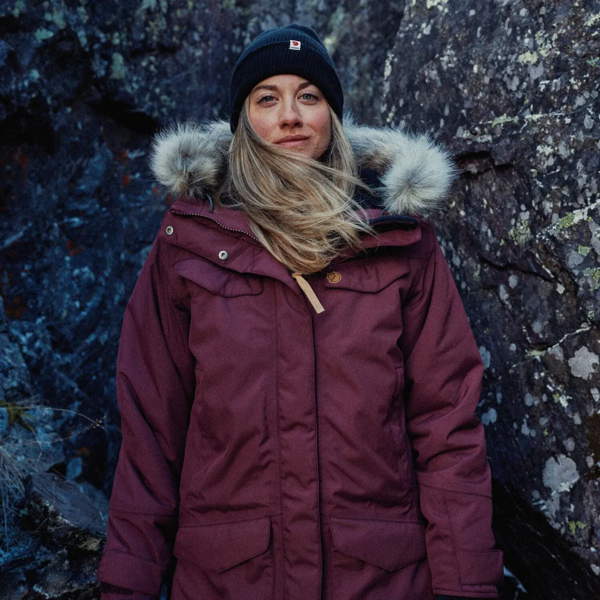 Fjällräven Women's Nuuk Parka Dark Navy