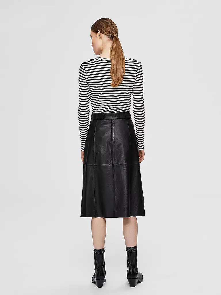 SELECTED FEMME Langarmshirt SLFANNA  schwarz