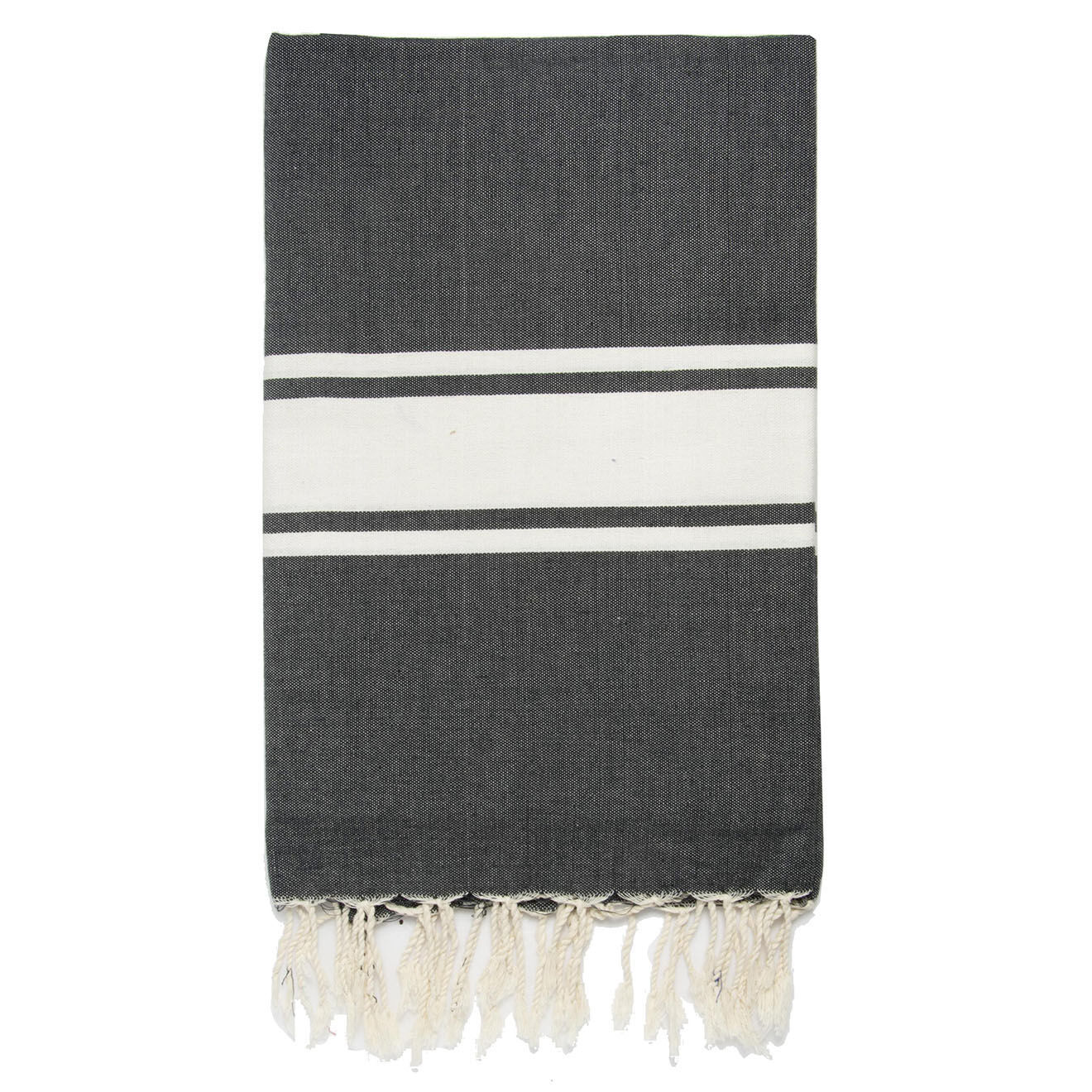Febronie Nappe 100% Coton 200 g/m² Saint-Tropez noir/blanc