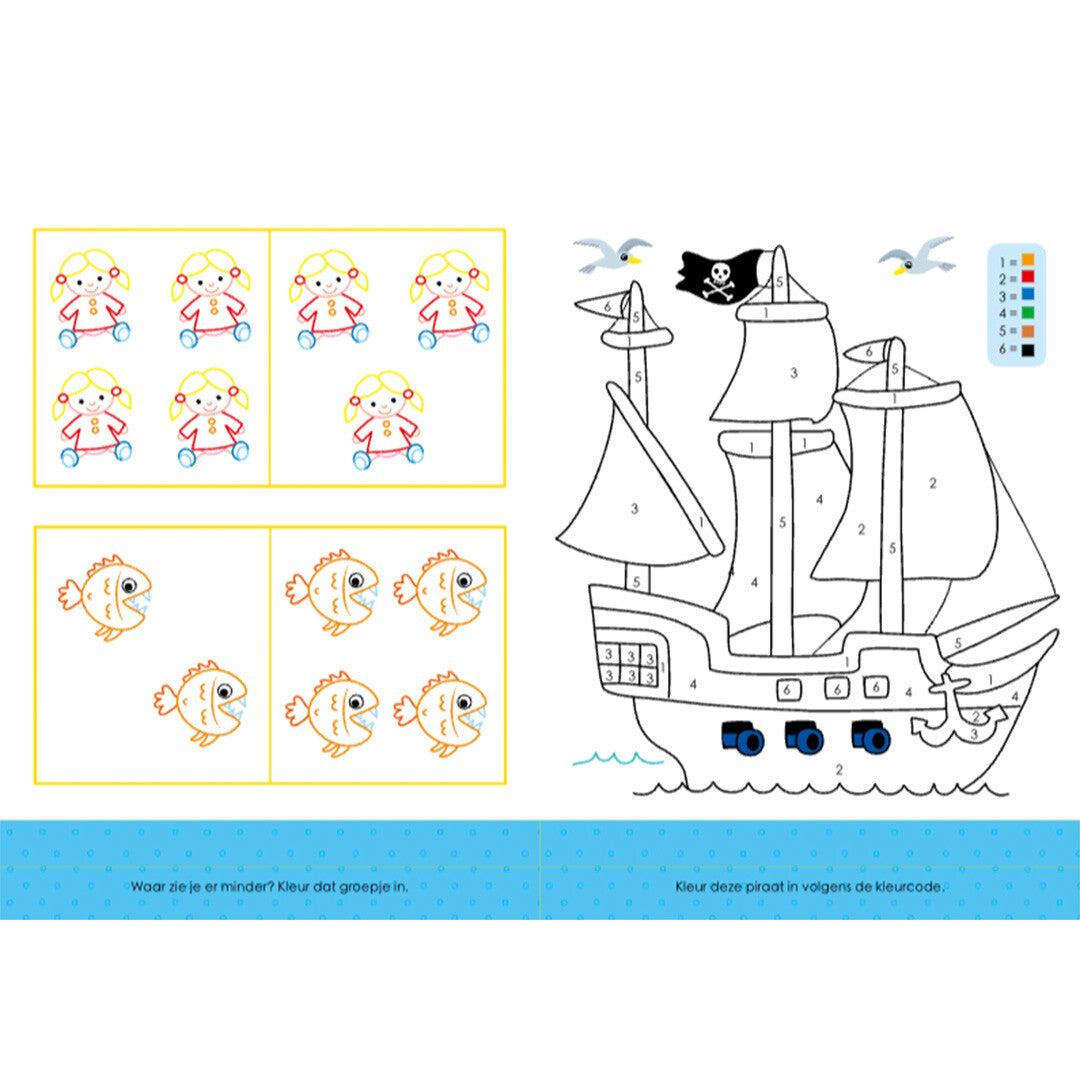 Uitgeverij ballon kleine kleuters spelletjesboek 4