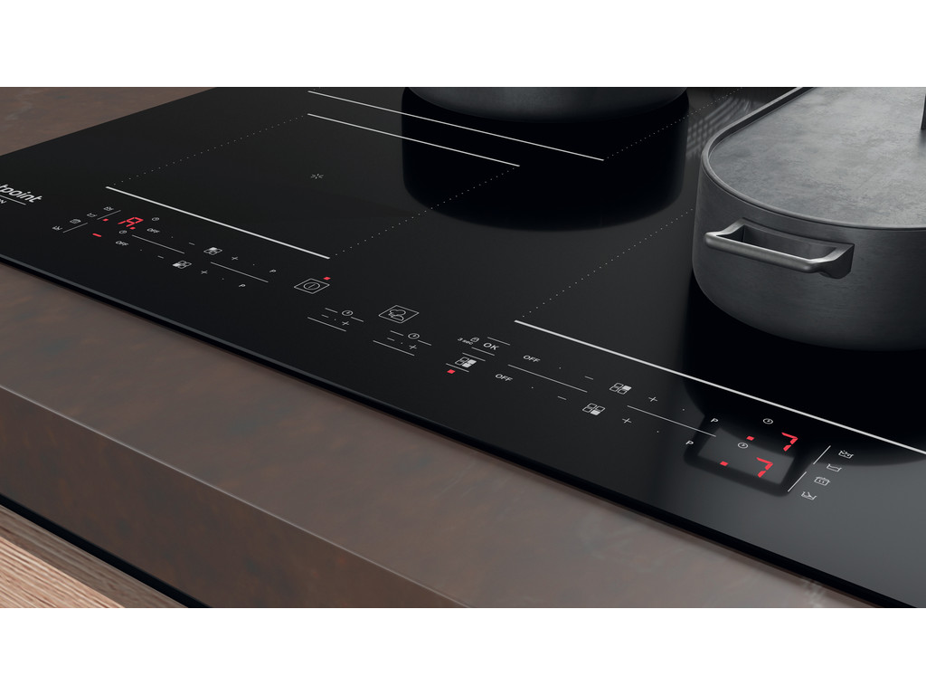 PLACA DE INDUÇÃO HOTPOINT HB 4860B NE PRETA 60 CM