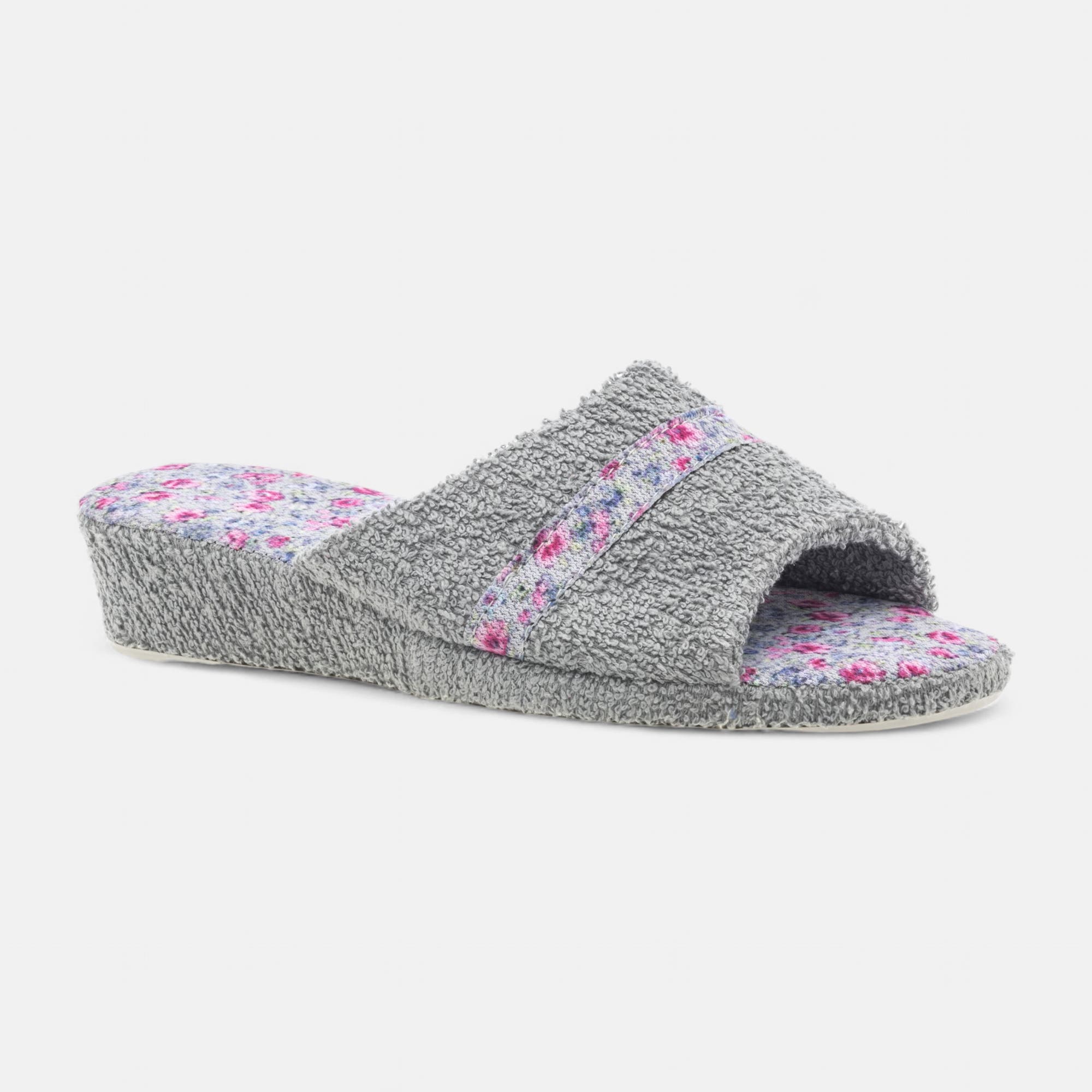 Pantoufles mules Femme gris