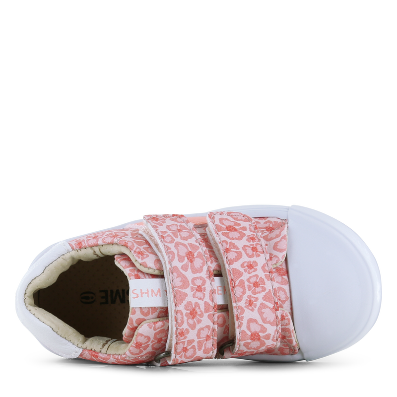 Shoesme Sneaker mit rosa Blumendruck