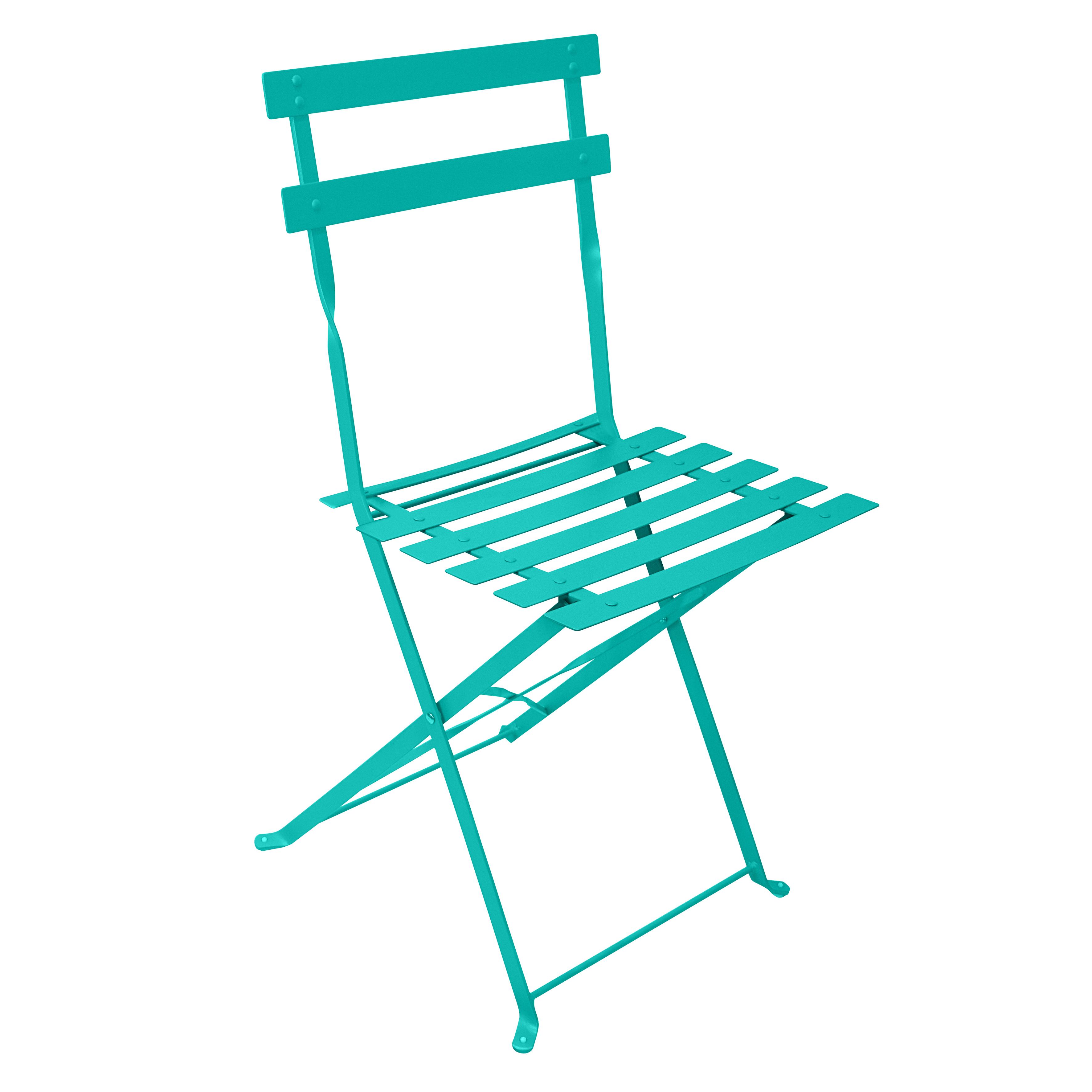 CHAISE PLIANTE CAMARGUE BLEU OCEAN