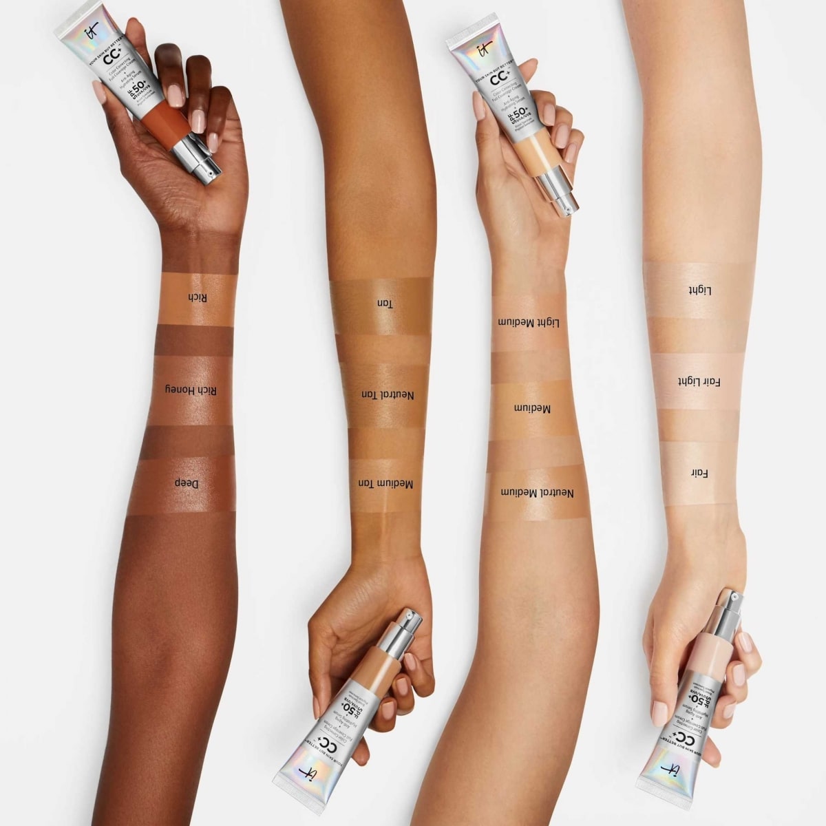 It Cosmetics Your Skin But Better CC+ Cream SPF 50+ Mini CC Crème Correctrice Haute Couvrance