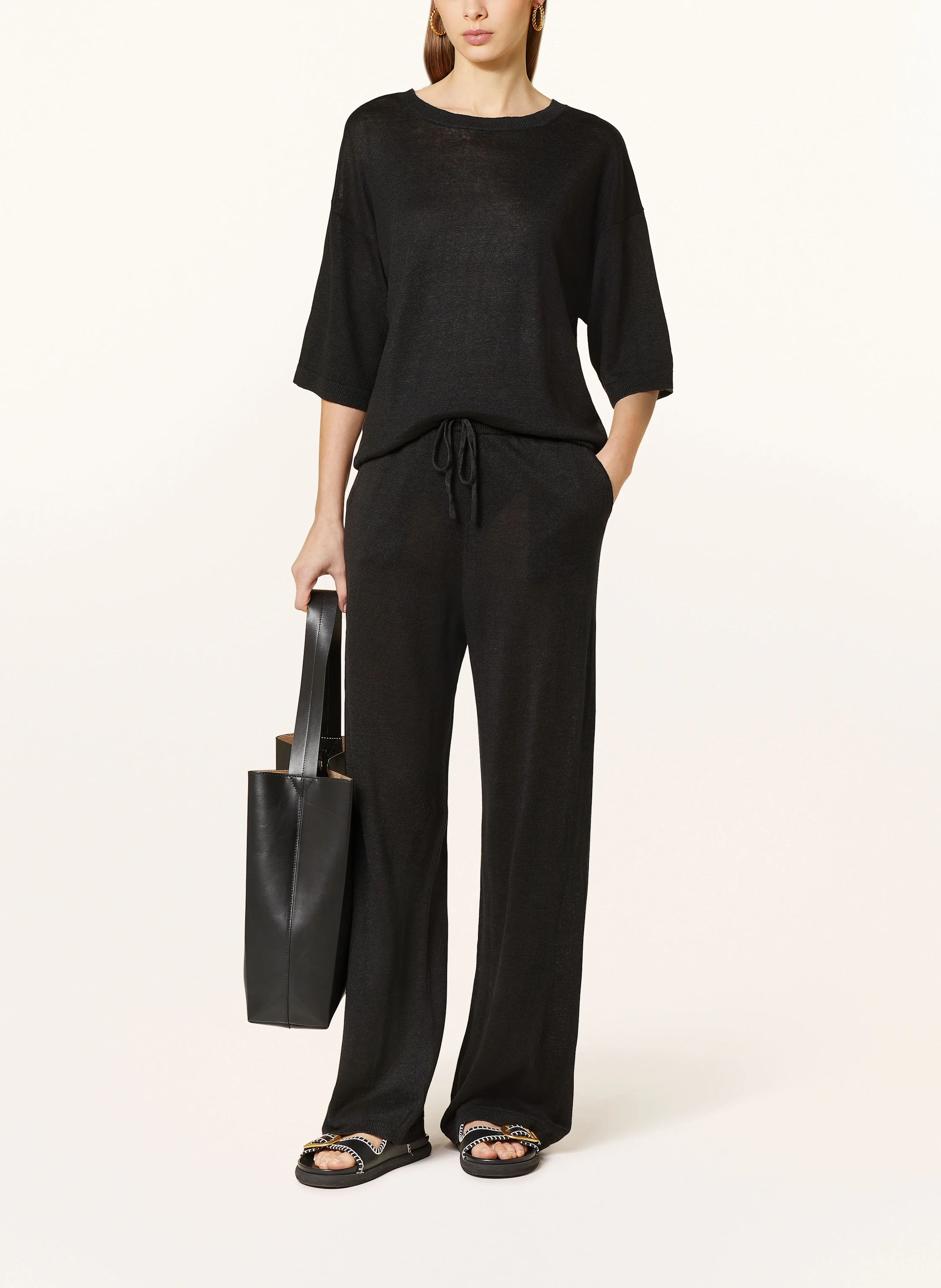 darling harbour Strickshirt aus Leinen
