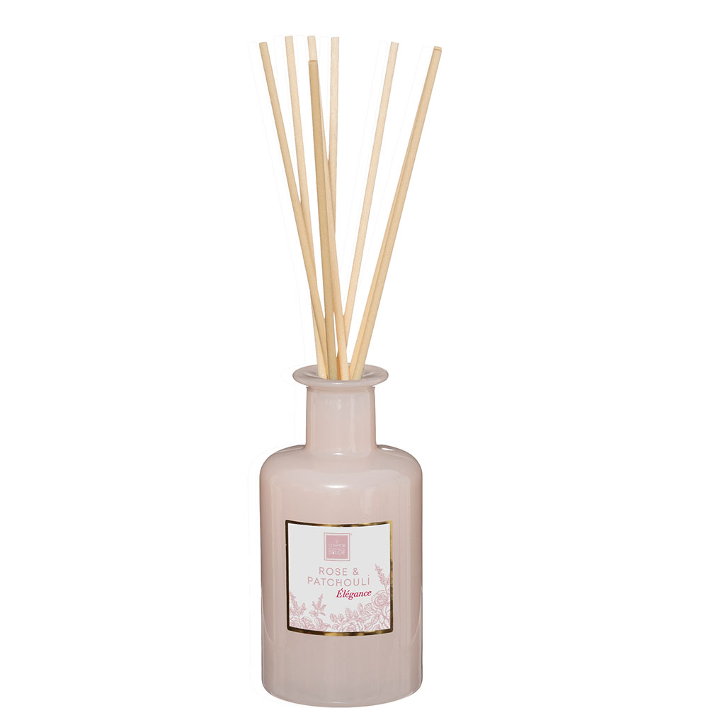 Diffuseur de parfum verre rose patchouli 200ml