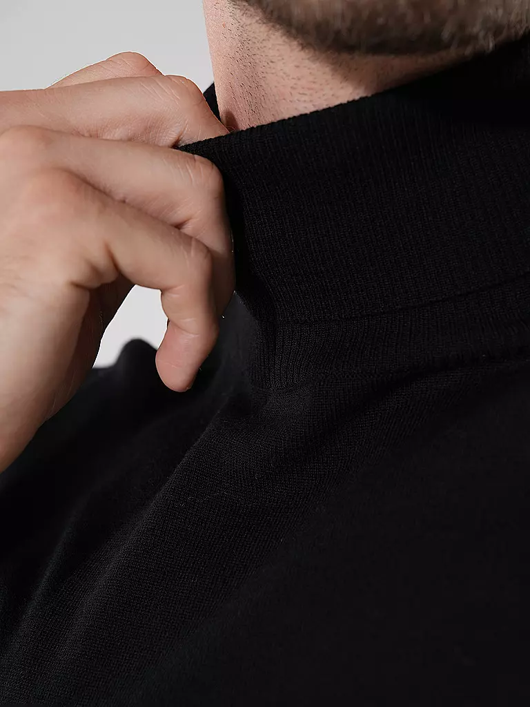 CLOSED Rollkragenpullover schwarz