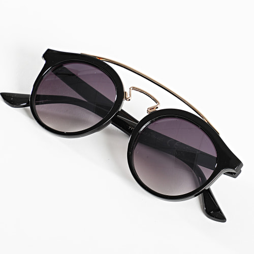 Lunettes De Soleil Noir Violet Dégradé