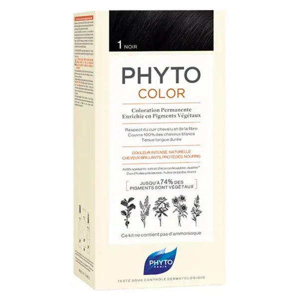 Phyto PhytoColor Coloração Permanente nº 1 Preto