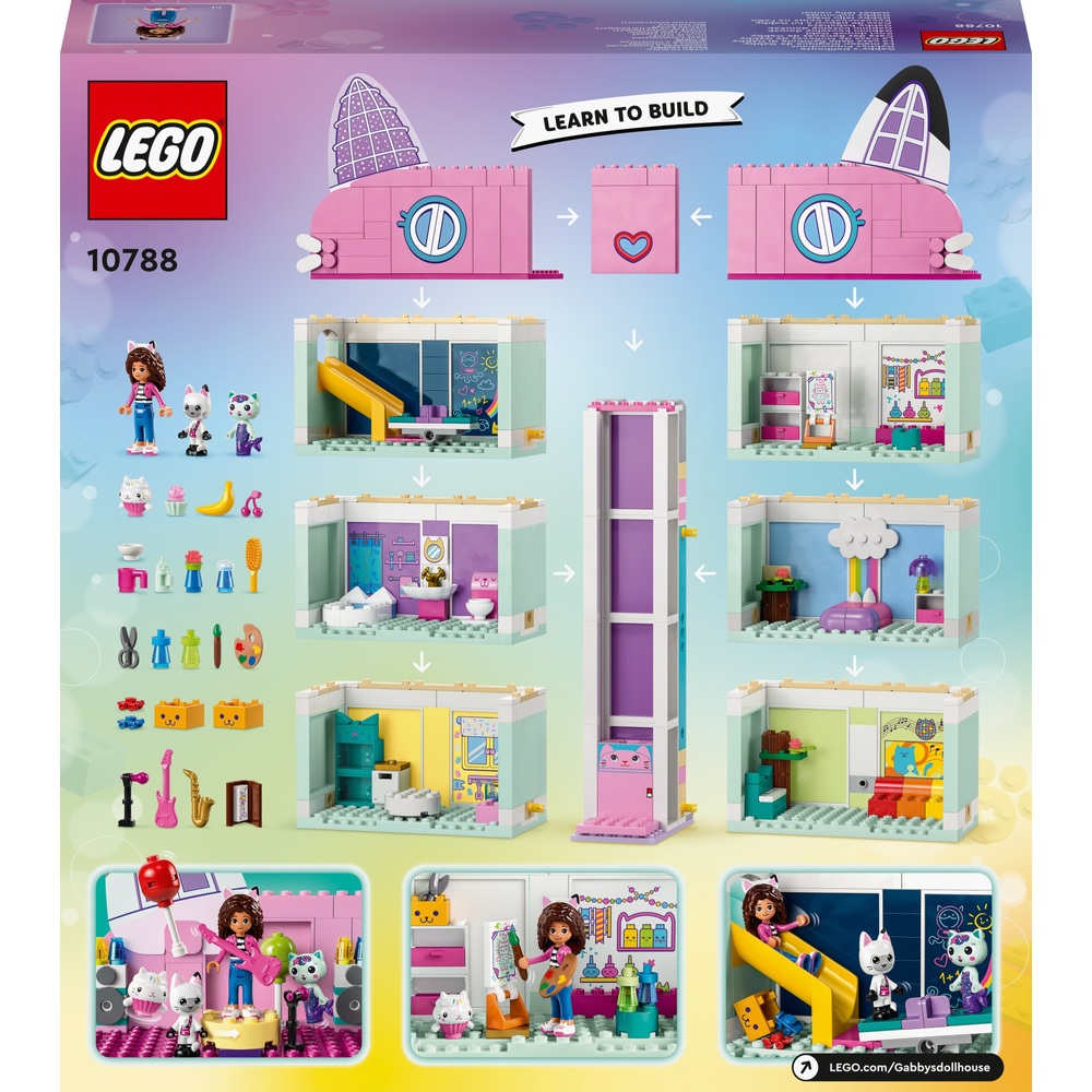 LEGO Gabbys Puppenhaus 10788 Spielset mit 4 Figuren
