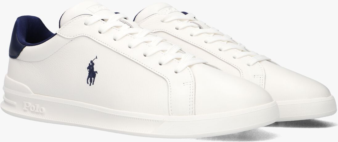 witte polo ralph lauren lage sneakers heritage court ii