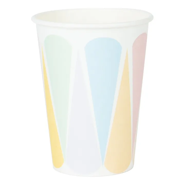 My Little Day Gobelets en carton Pastel - Lot de 8