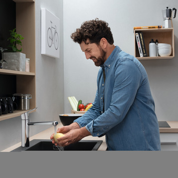 Hansgrohe keukenkraan Focus M43 met hendel Chroom 120