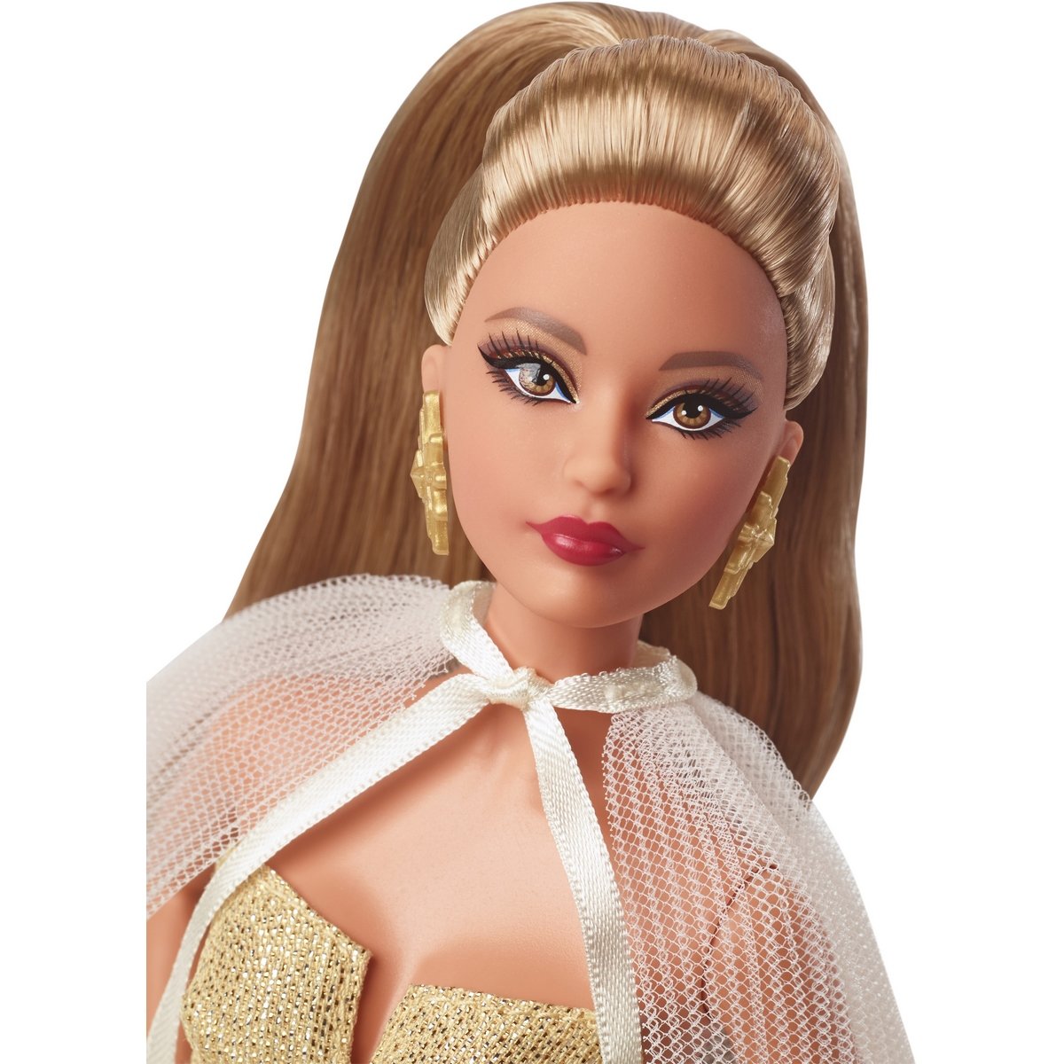 Barbie Joyeux Noël châtain 35e anniversaire
