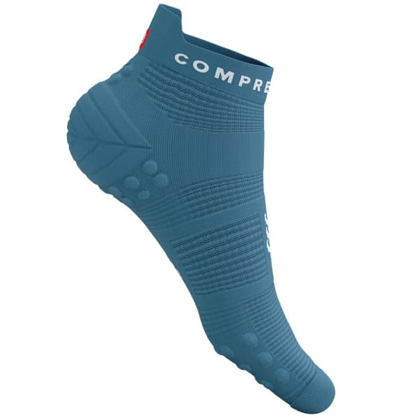 Chaussette running COMPRESSPORT PRO RACING SOCKS V4.0 RUN LOW NIAGARA BLUE/WHITE