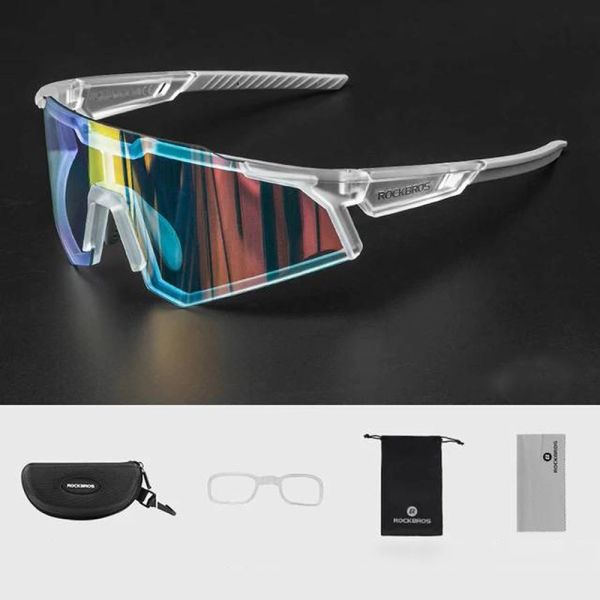 Rockbros Photochromic Cykelbriller, Transparent