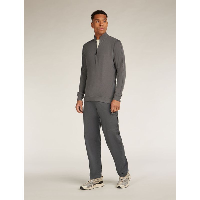 Merino 260 Waffle Knit Wander LS Half Zip - Maillot thermique laine mérinos homme