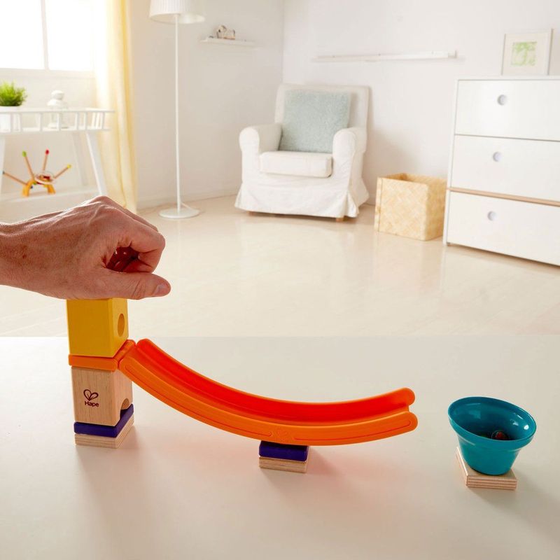 Hape - Quadrilla Mega Skatepark - Knikkerbaan - Hout - Inclusief 8 Ballen