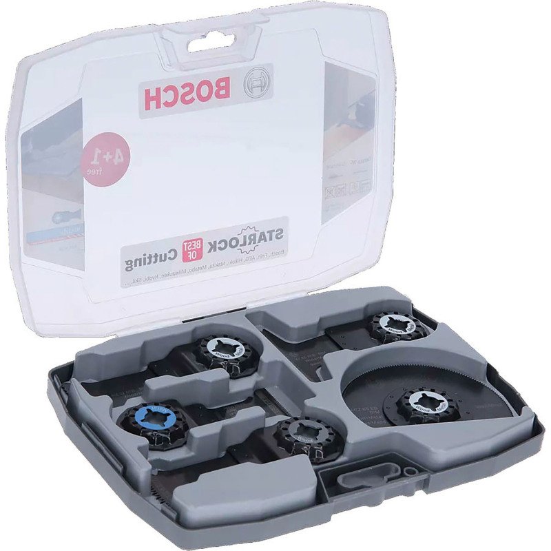 Coffret de 5 lames pour outils oscillants multi-fonctions Starlock Bosch Professional