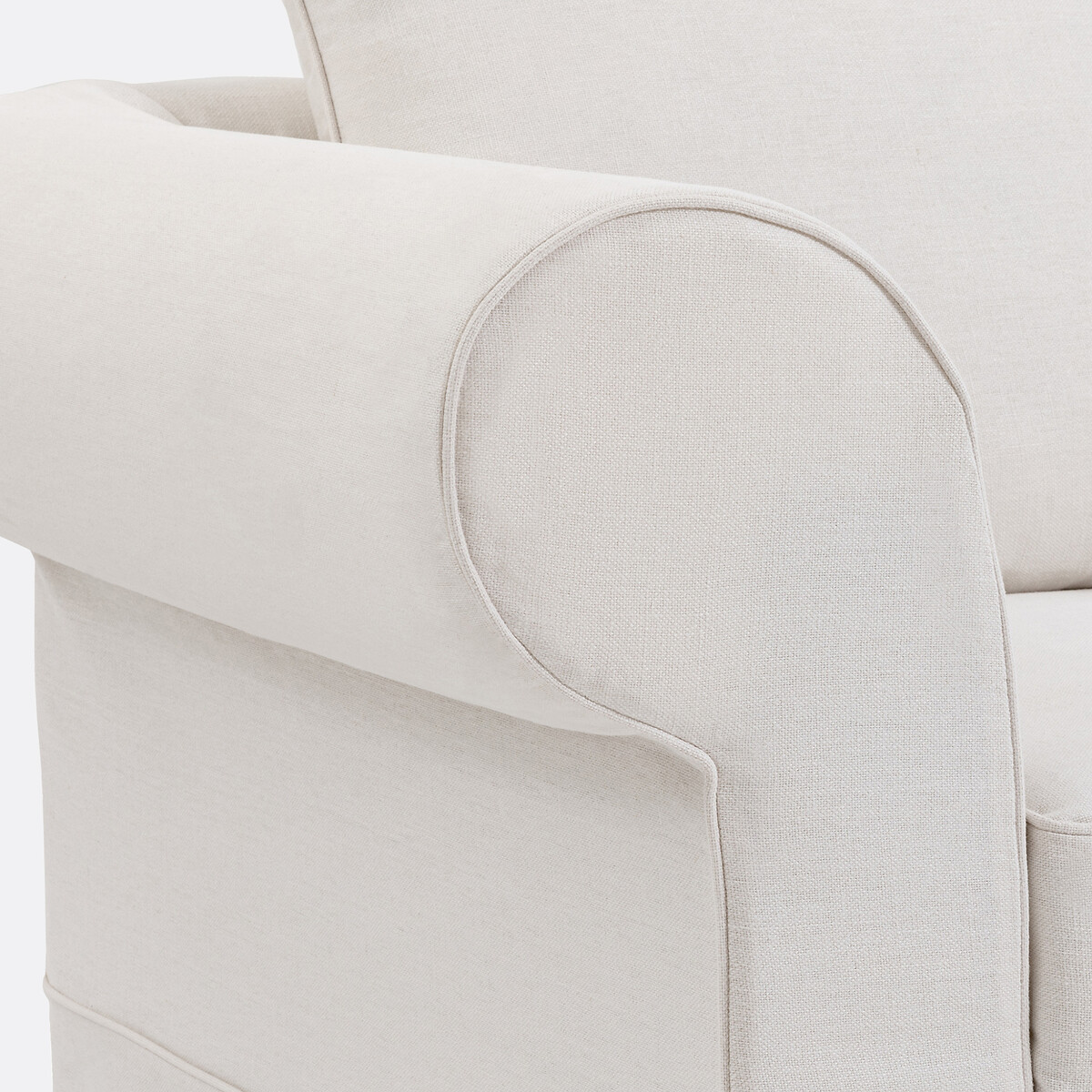 LA REDOUTE INTERIEURS<br>Poltrona de linho grosso, conforto superior, Adelia