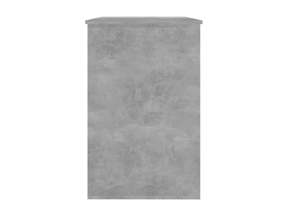 Bureau Gris béton 100x50x76 cm Bois d'ingénierie