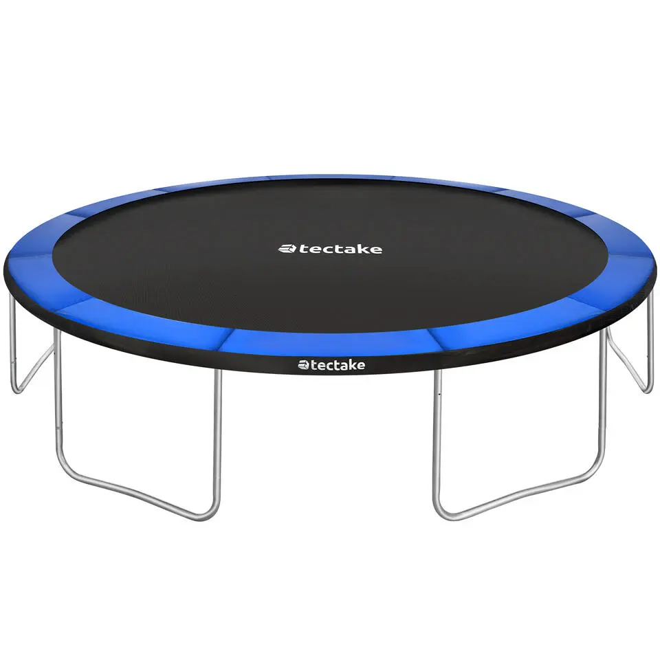 tectake Trampoline Jumpy met veiligheidsnet, Zwart/blauw