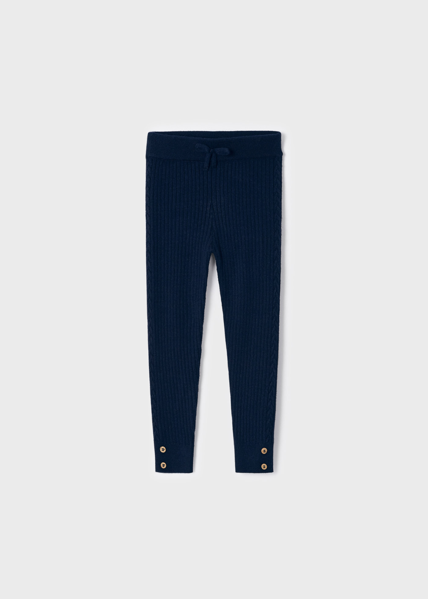 Leggings caneladas para meninas