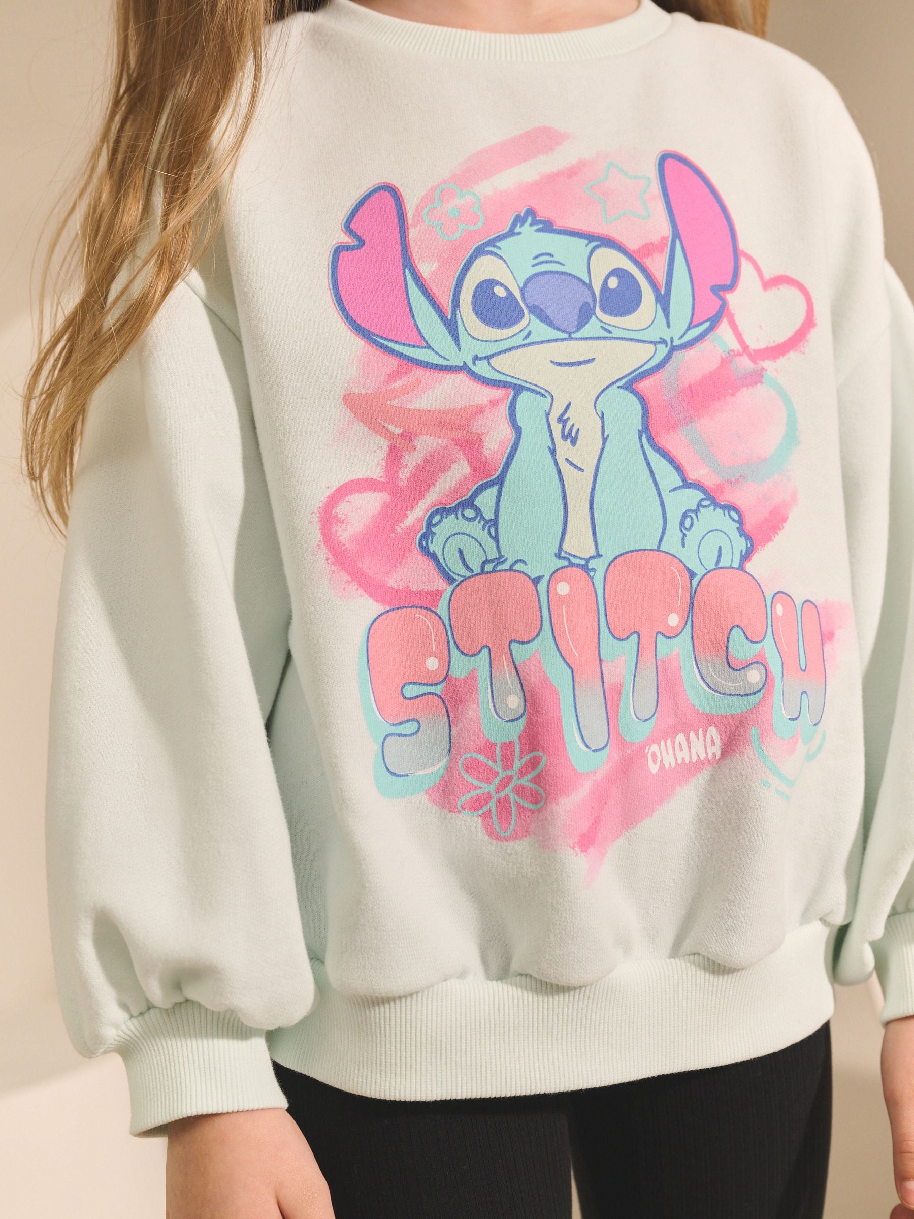Lichtblauw Lilo & Stitch - Sweatshirt (3 - 16 jr)