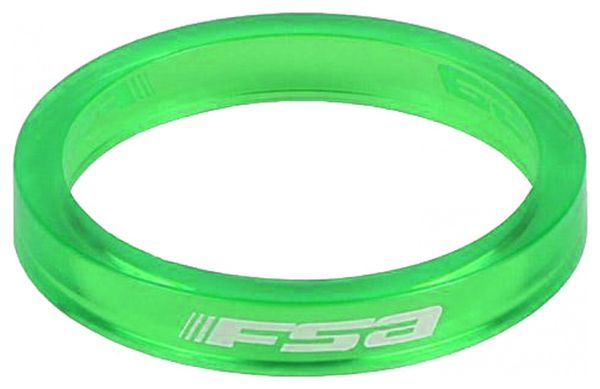 Entretoise de Direction FSA 1''1/8'' Polycarbonate Vert