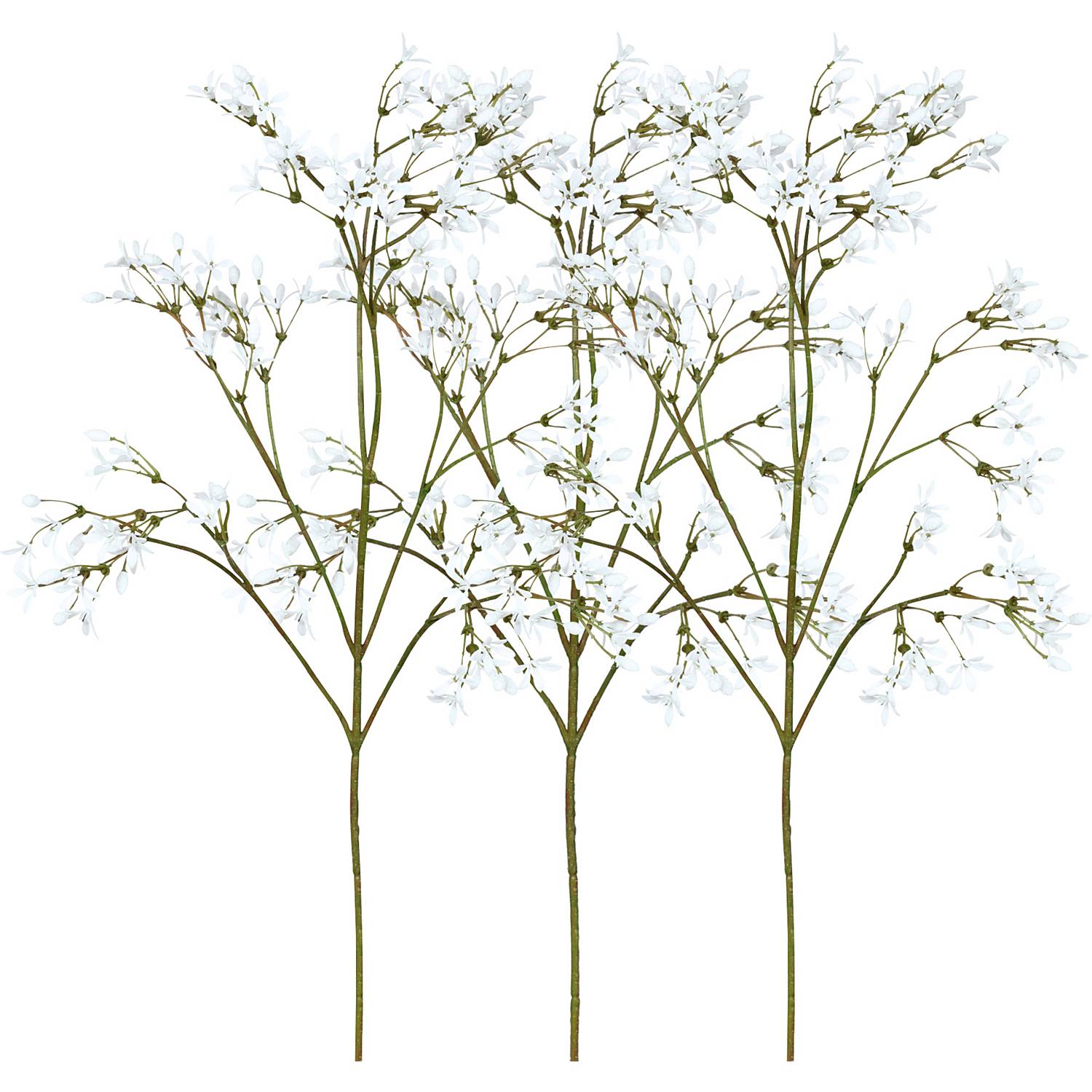 Kunstpflanze Jasminzweig im 3er-Pack